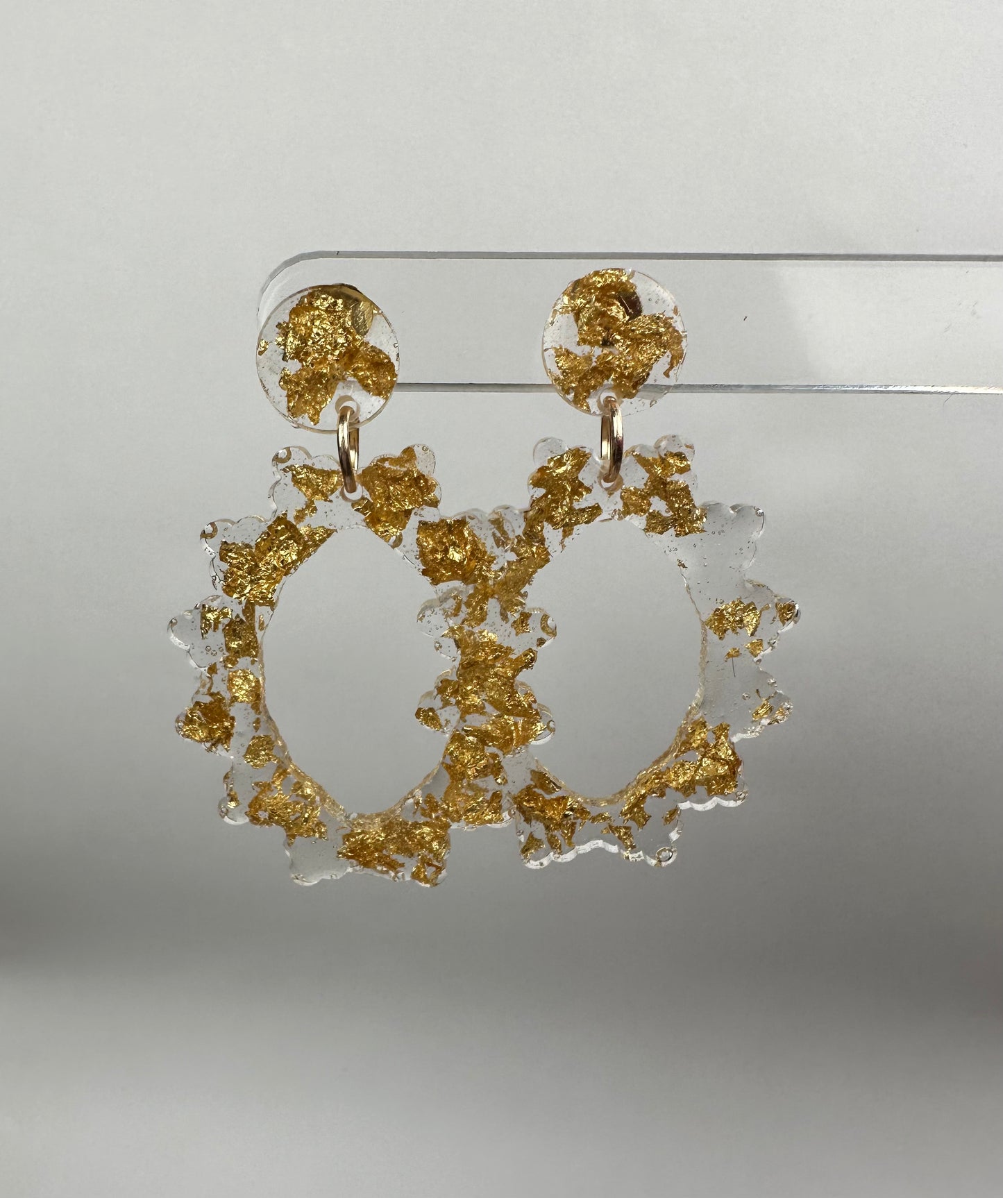 Resin Earrings: Sophia-A
