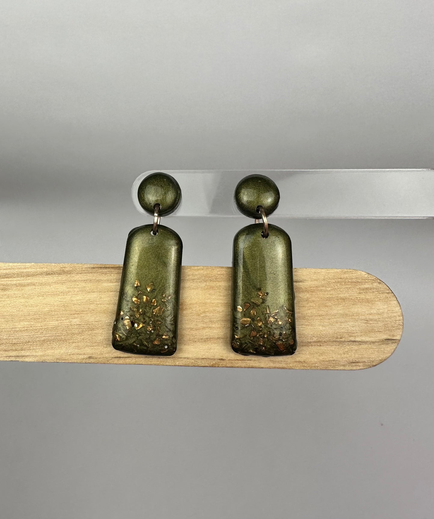 Resin Earrings: Bella-C