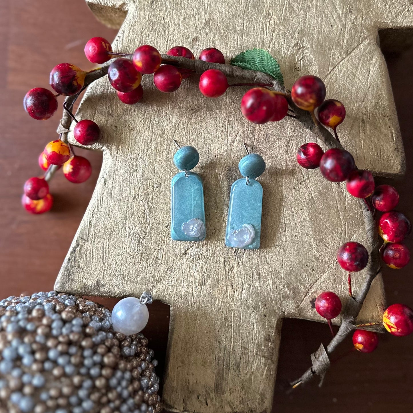 Resin Earrings: Bella-E