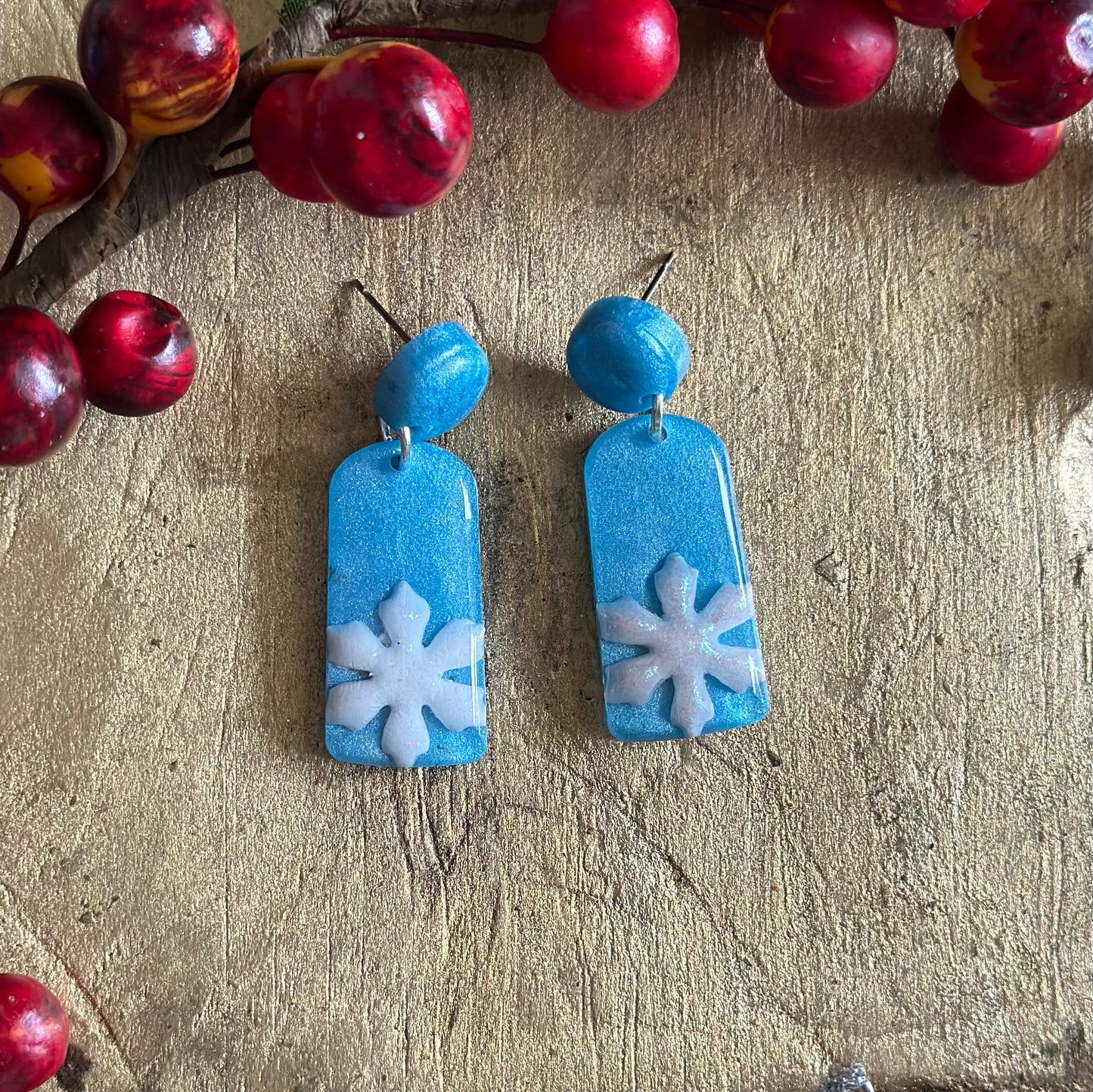 Resin Earrings: Bella-F